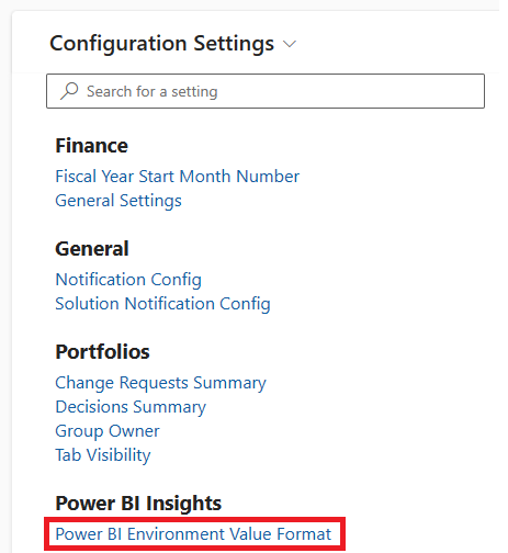 Environment Variable - Config Setting