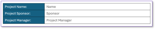 This shows the document with the project data within it.